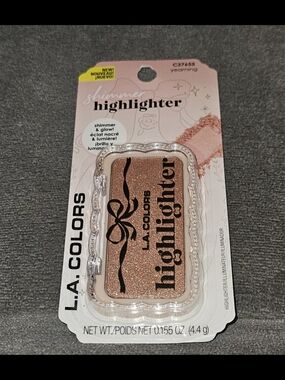 L.A. Colors Shimmer Highlighter in  (C37655) Yearning 0.155oz BNIB